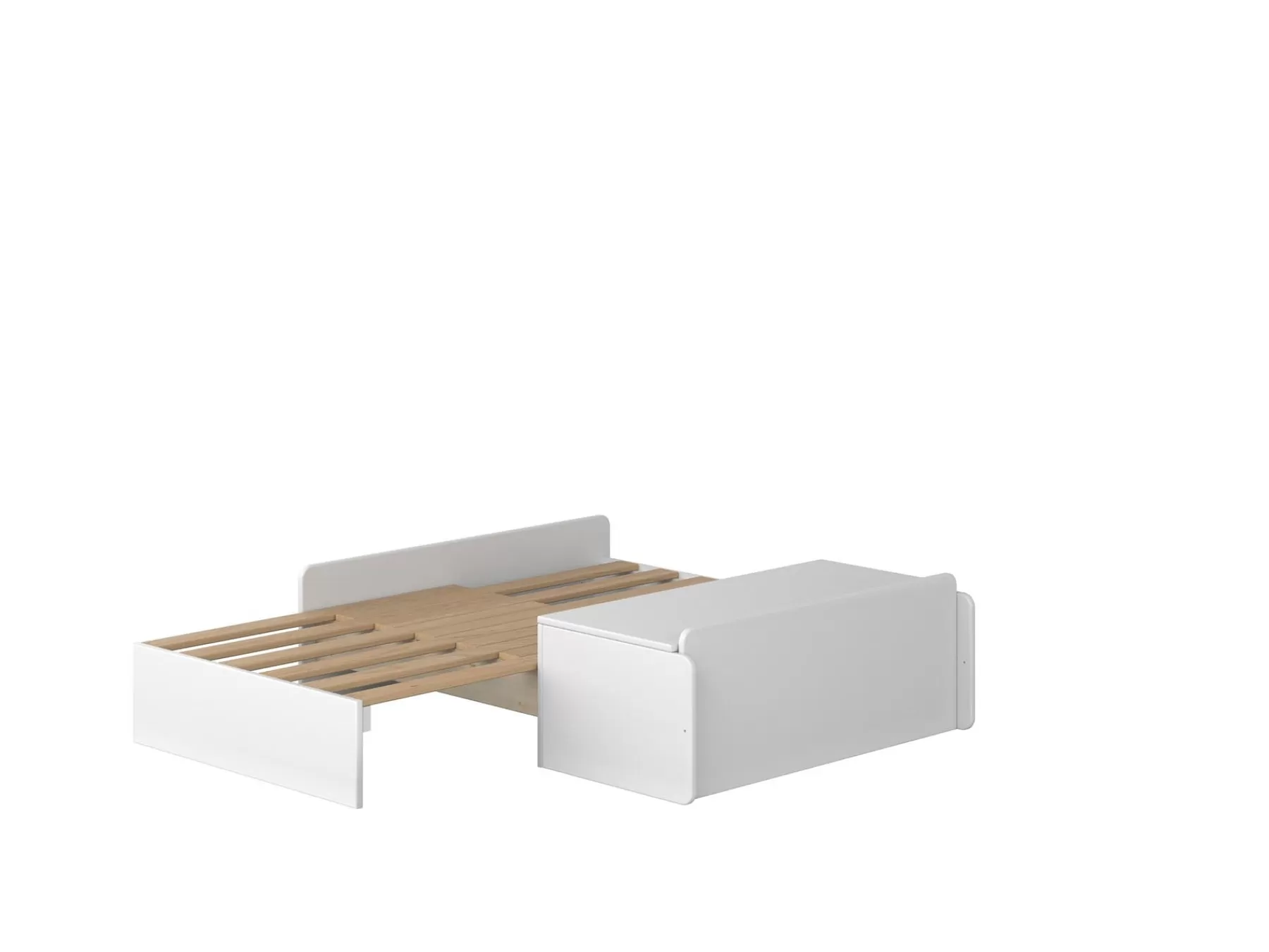 FLEXA Module de couchage pour lit mezzanine Casa blanc